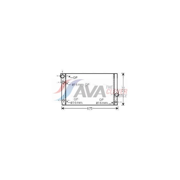 Kylare, motorkylning Ava quality cooling BW2354 AVA QUALITY COOLING