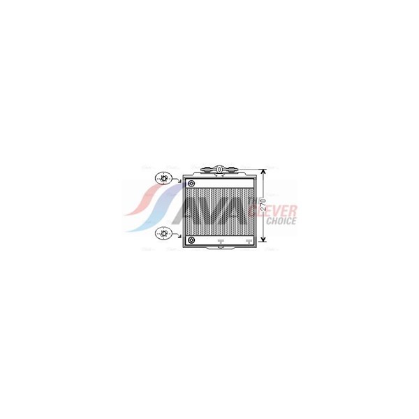 Kylare, motorkylning, Höger fram Ava quality cooling BW2366 AVA QUALITY COOLING