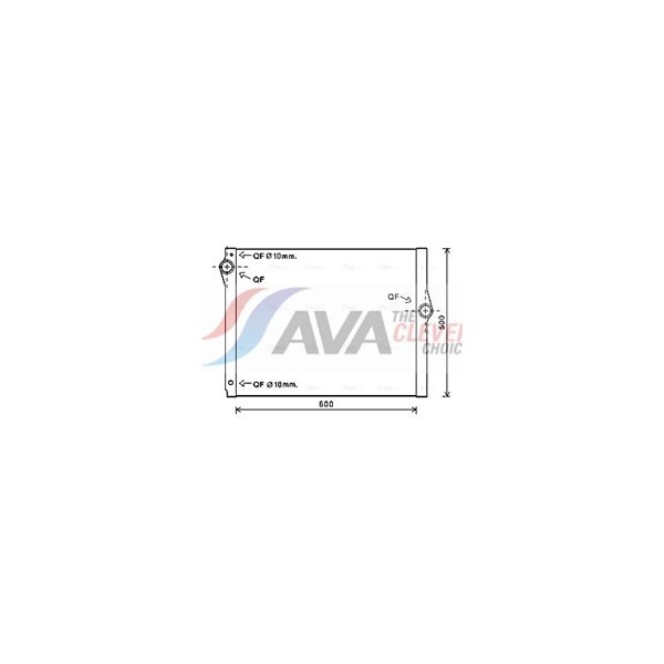 Kylare, motorkylning Ava quality cooling BW2420 AVA QUALITY COOLING