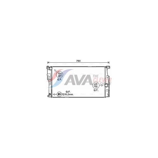 Kylare, motorkylning Ava quality cooling BW2448 AVA QUALITY COOLING