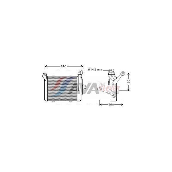 Oljekylare, motor Ava quality cooling BW3255 AVA QUALITY COOLING