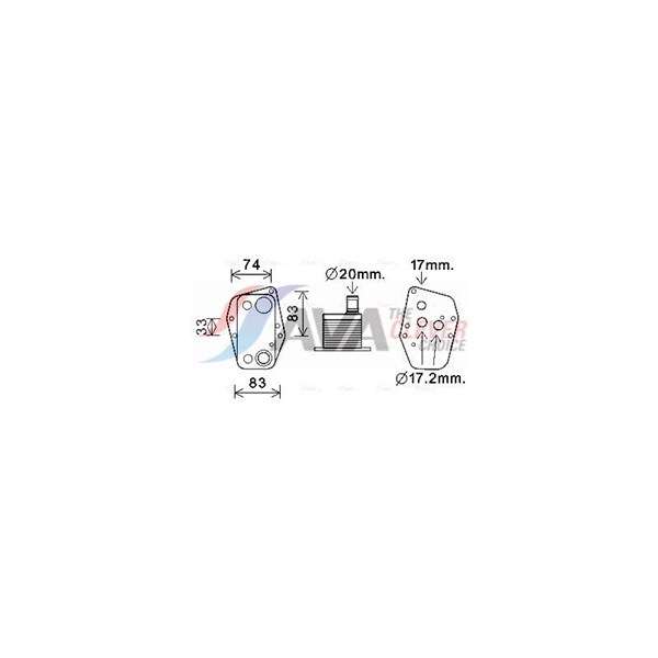 Oljekylare, motor