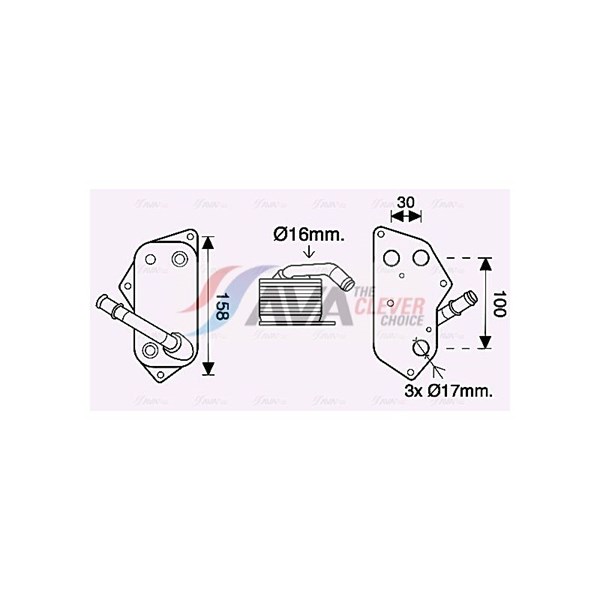 Oljekylare, motor
