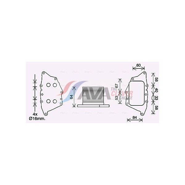 Oljekylare, motor