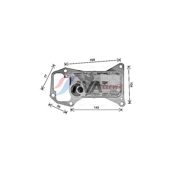 Oljekylare, motor Ava quality cooling BW3592 AVA QUALITY COOLING Oljekylare, motor Ava quality cooling BW3592 AVA QUALITY COOLING