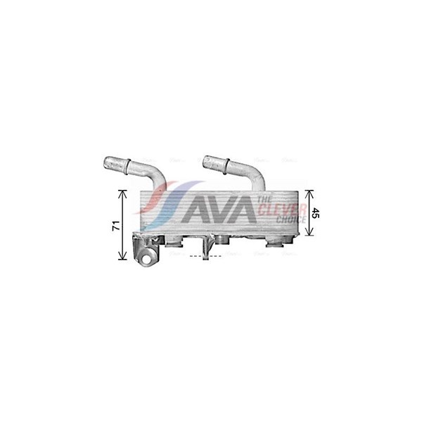 Oljekylare, automatisk transmission Ava quality cooling BW3602 AVA QUALITY COOLING Oljekylare, automatisk transmission Ava quality cooling BW3602 AVA QUALITY COOLING