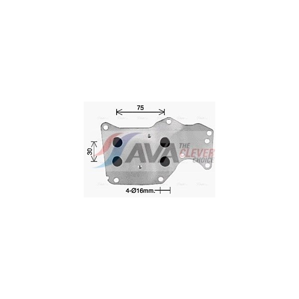 Oljekylare, motor Ava quality cooling BW3621 AVA QUALITY COOLING