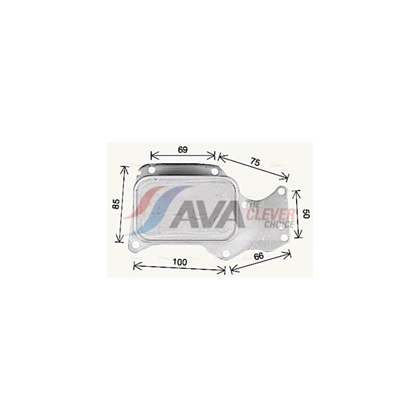 Oljekylare, motor Ava quality cooling BW3621 AVA QUALITY COOLING Oljekylare, motor Ava quality cooling BW3621 AVA QUALITY COOLING