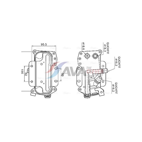 Oljekylare, automatisk transmission Oljekylare, automatisk transmission