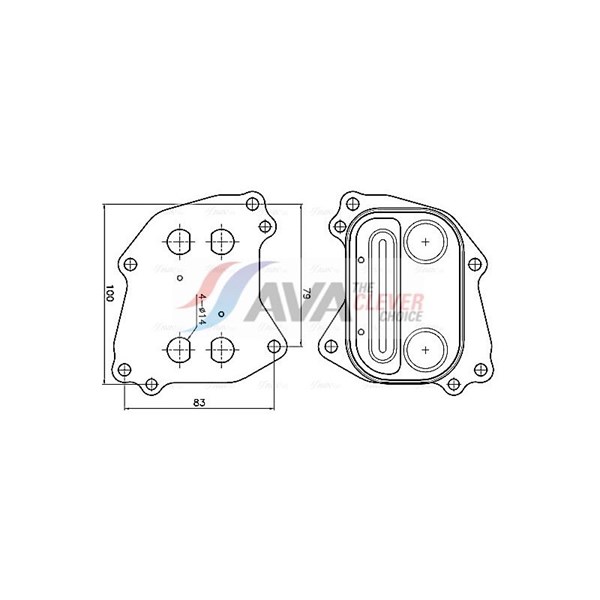Oljekylare, motor