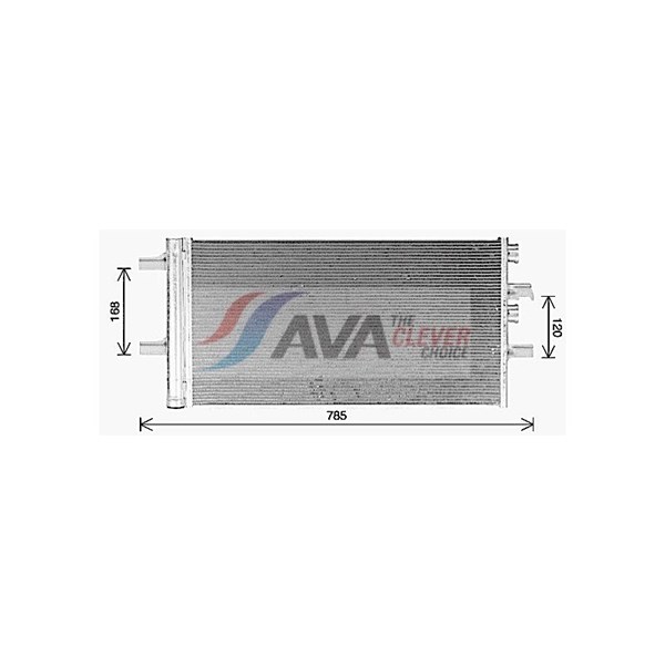 Kondensor, klimatanläggning Ava quality cooling BW5603D AVA QUALITY COOLING