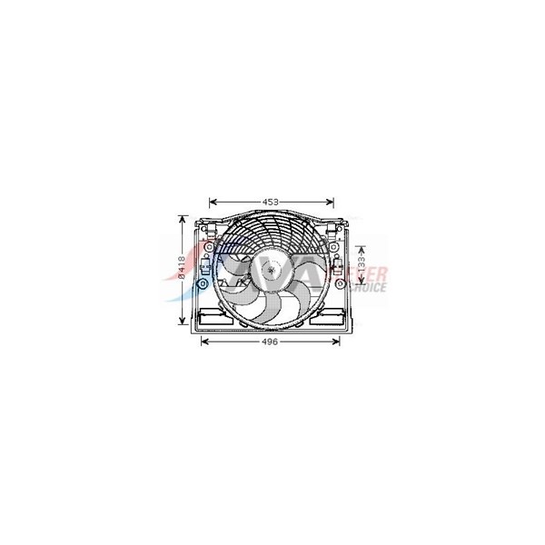 Fläkt, kylare 12V Ava quality cooling BW7513 AVA QUALITY COOLING