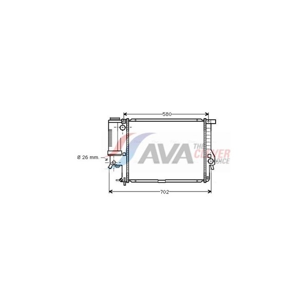 Kylare, motorkylning Ava quality cooling BWA2201 AVA QUALITY COOLING