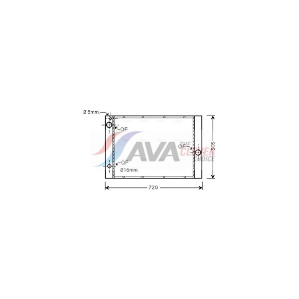 Kylare, motorkylning Ava quality cooling BWA2285 AVA QUALITY COOLING