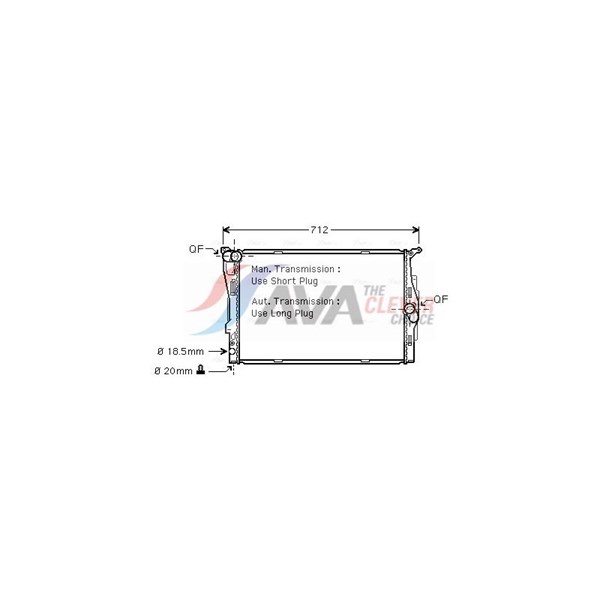 Kylare, motorkylning Ava quality cooling BWA2292 AVA QUALITY COOLING