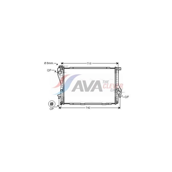 Kylare, motorkylning Ava quality cooling BWA2300 AVA QUALITY COOLING