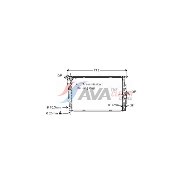 Kylare, motorkylning Ava quality cooling BWA2303 AVA QUALITY COOLING