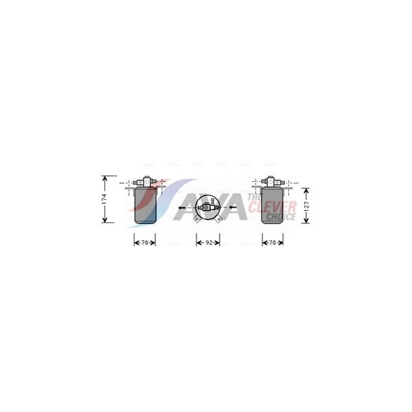 Torkfilter Ava quality cooling BWD021 AVA QUALITY COOLING Torkfilter Ava quality cooling BWD021 AVA QUALITY COOLING