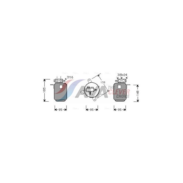 Torkfilter Ava quality cooling BWD028 AVA QUALITY COOLING Torkfilter Ava quality cooling BWD028 AVA QUALITY COOLING