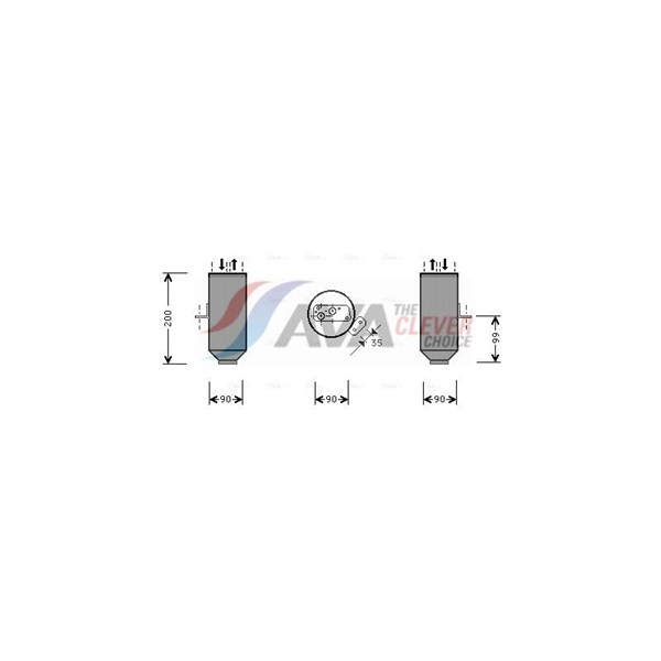 Torkfilter Ava quality cooling BWD217 AVA QUALITY COOLING