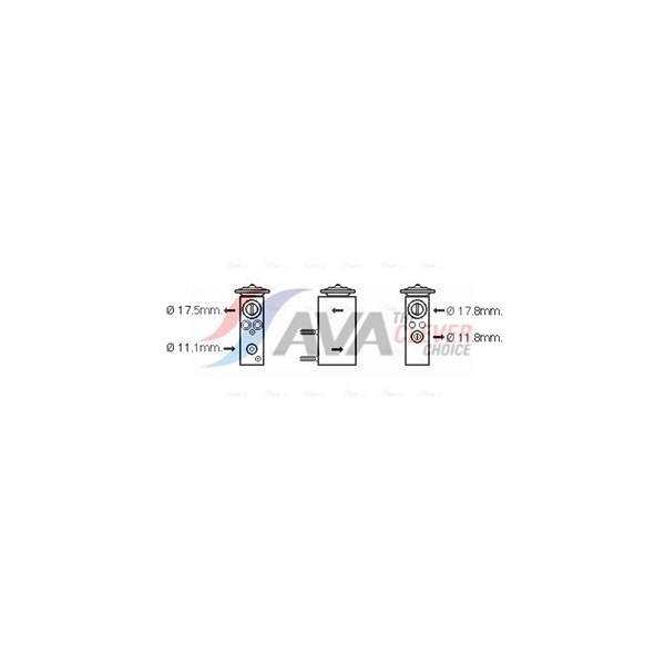 Expansionsventil, klimatanläggning Ava quality cooling CN1276 AVA QUALITY COOLING