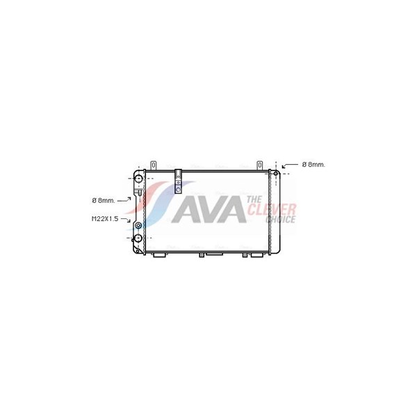 Kylare, motorkylning Ava quality cooling CN2005 AVA QUALITY COOLING