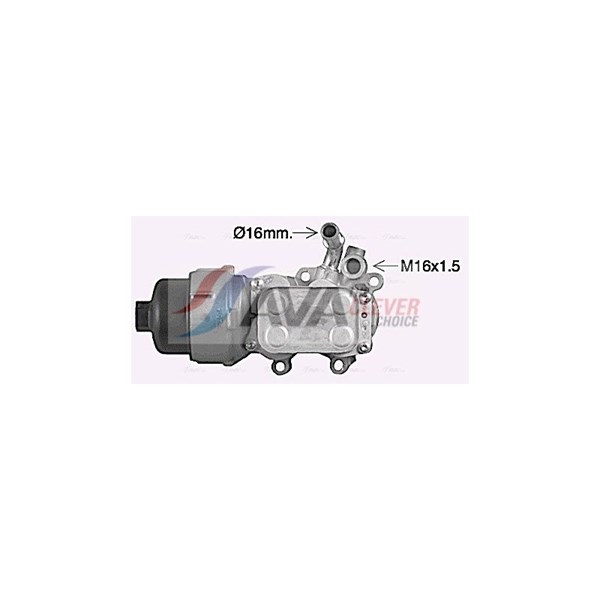 Oljekylare, motor