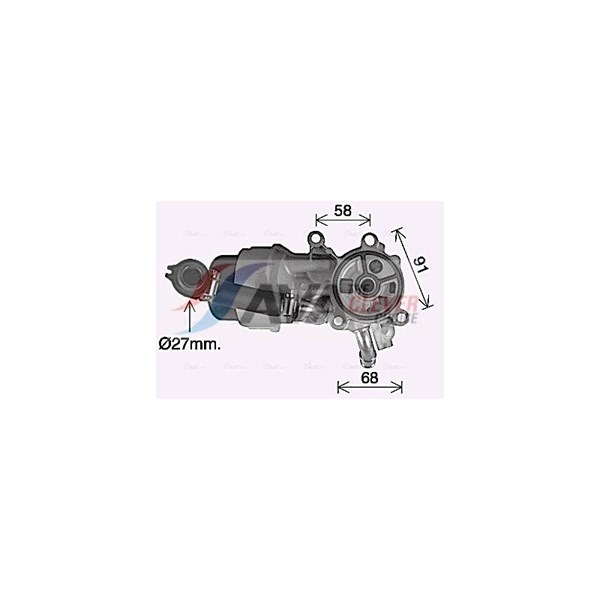 Oljekylare, motor Oljekylare, motor