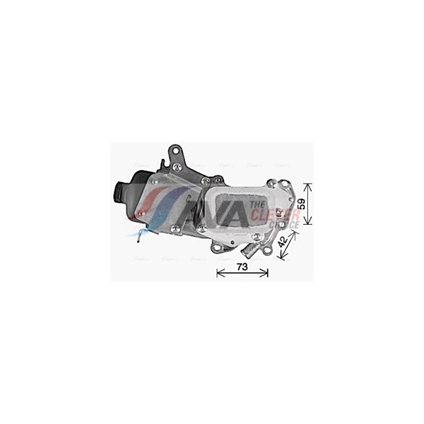 Oljekylare, motor