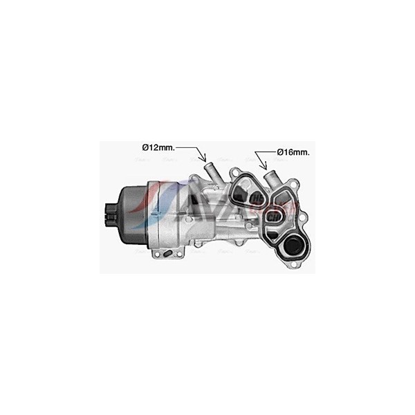 Oljekylare, motor