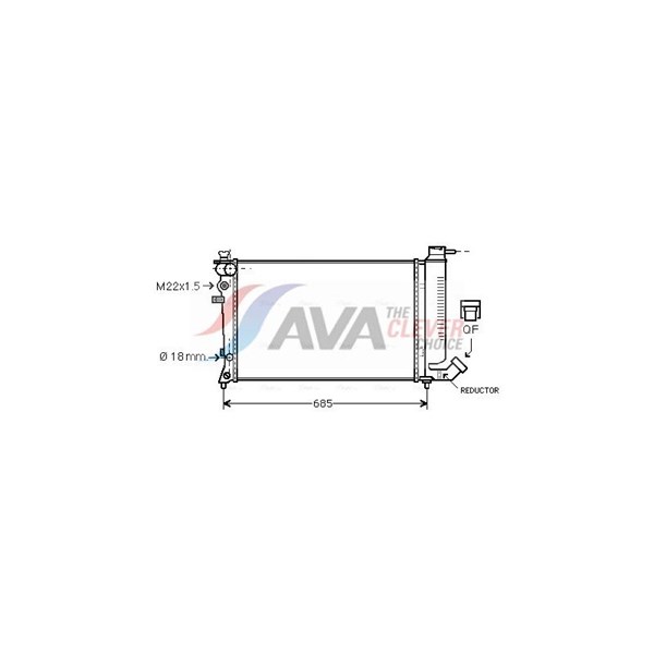 Kylare, motorkylning Ava quality cooling CNA2136 AVA QUALITY COOLING Kylare, motorkylning Ava quality cooling CNA2136 AVA QUALITY COOLING