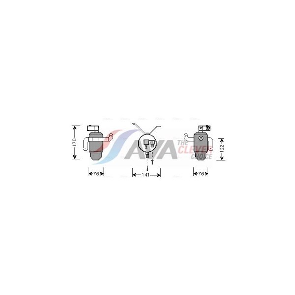 Torkfilter Ava quality cooling CND183 AVA QUALITY COOLING Torkfilter Ava quality cooling CND183 AVA QUALITY COOLING