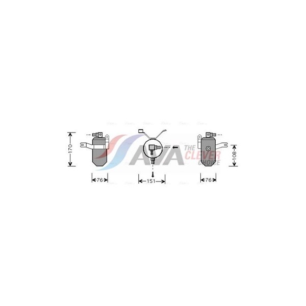 Torkfilter Ava quality cooling CND184 AVA QUALITY COOLING Torkfilter Ava quality cooling CND184 AVA QUALITY COOLING