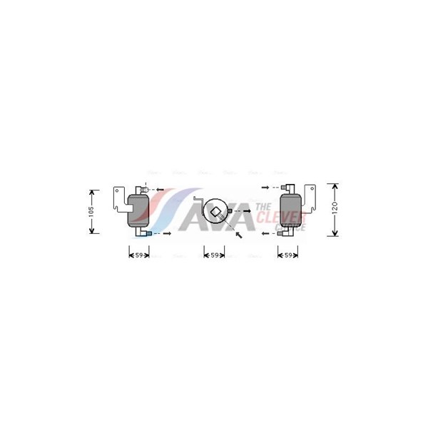 Torkfilter Ava quality cooling CND186 AVA QUALITY COOLING Torkfilter Ava quality cooling CND186 AVA QUALITY COOLING