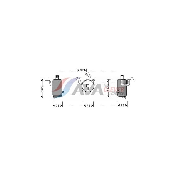 Torkfilter Ava quality cooling CND203 AVA QUALITY COOLING Torkfilter Ava quality cooling CND203 AVA QUALITY COOLING