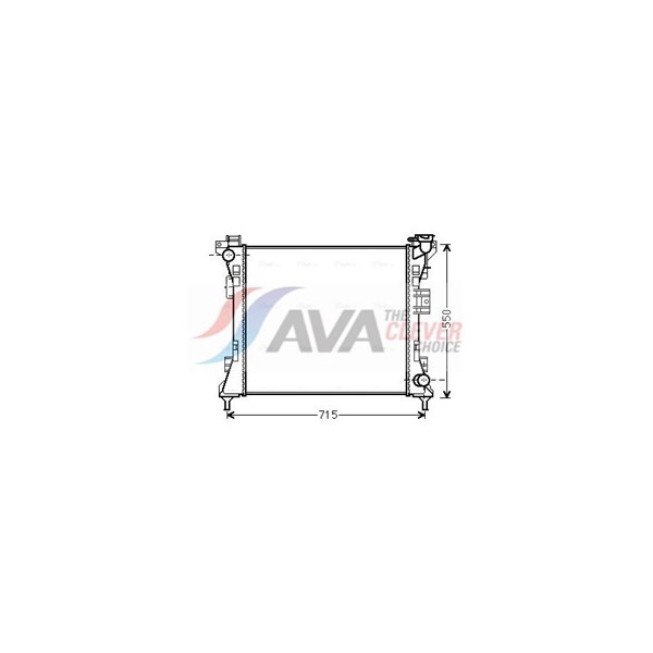 Kylare, motorkylning Ava quality cooling CR2104 AVA QUALITY COOLING