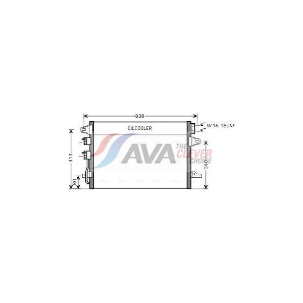 Kondensor, klimatanläggning Ava quality cooling CR5088 AVA QUALITY COOLING Kondensor, klimatanläggning Ava quality cooling CR5088 AVA QUALITY COOLING