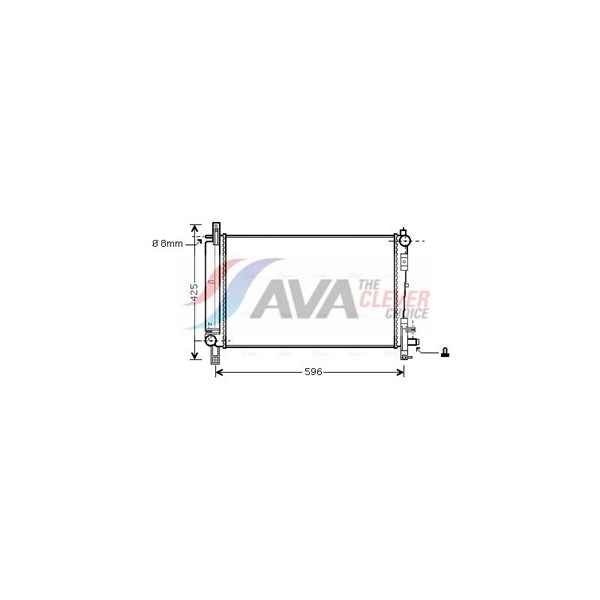 Kylare, motorkylning Ava quality cooling CRA2080 AVA QUALITY COOLING