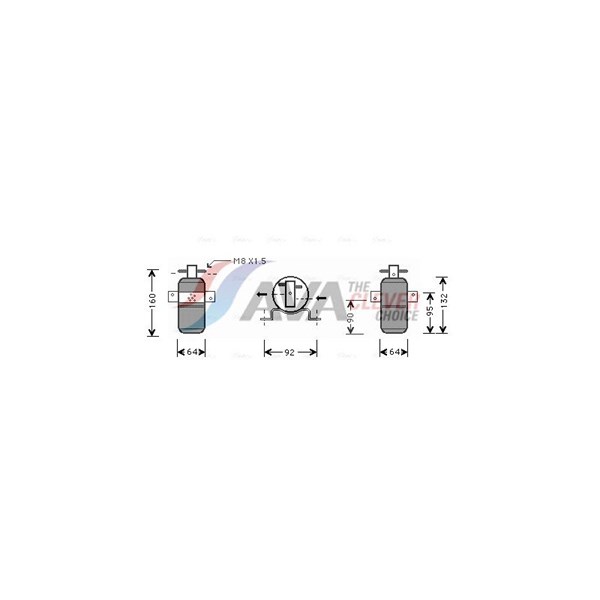 Torkfilter Ava quality cooling CRD058 AVA QUALITY COOLING Torkfilter Ava quality cooling CRD058 AVA QUALITY COOLING