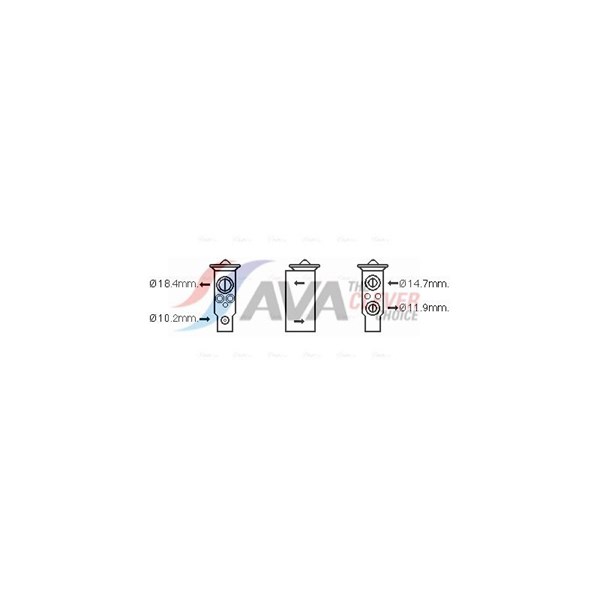 Expansionsventil, klimatanläggning, Fram Ava quality cooling DN13 AVA QUALITY COOLING Expansionsventil, klimatanläggning, Fram Ava quality cooling DN13 AVA QUALITY COOLING