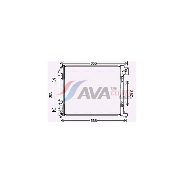 Kylare, motorkylning Ava quality cooling DN2444 AVA QUALITY COOLING