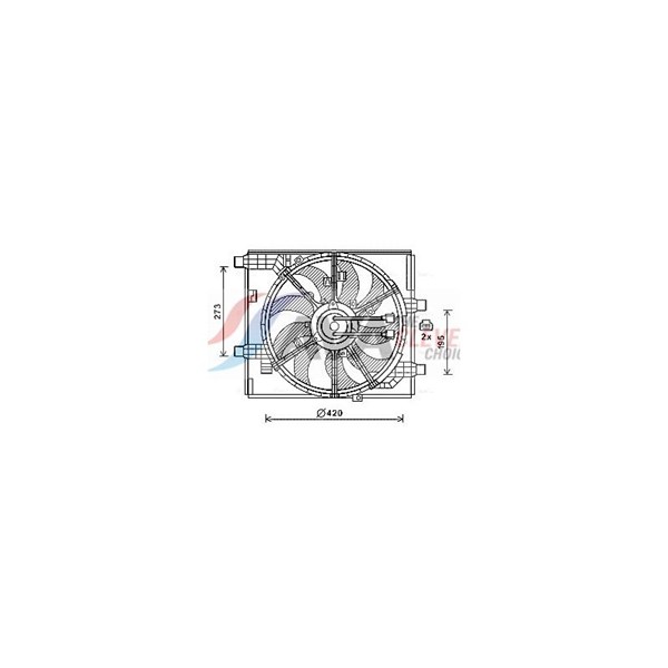 Fläkt, kylare Ava quality cooling DN7531 AVA QUALITY COOLING