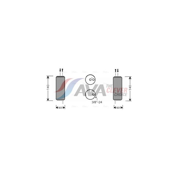 Torkfilter Ava quality cooling DND082 AVA QUALITY COOLING Torkfilter Ava quality cooling DND082 AVA QUALITY COOLING