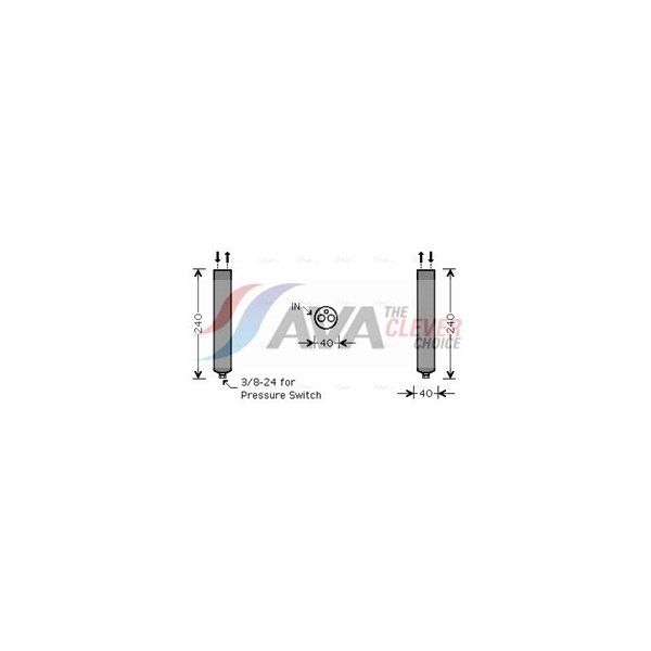 Torkfilter Ava quality cooling DND267 AVA QUALITY COOLING Torkfilter Ava quality cooling DND267 AVA QUALITY COOLING