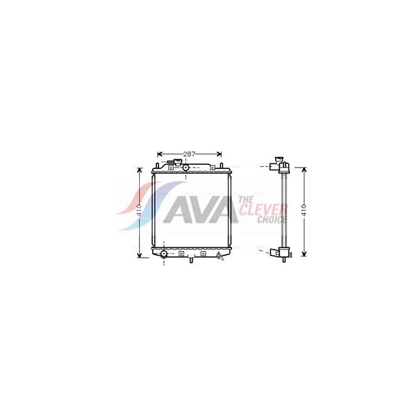 Kylare, motorkylning Ava quality cooling DU2036 AVA QUALITY COOLING Kylare, motorkylning Ava quality cooling DU2036 AVA QUALITY COOLING