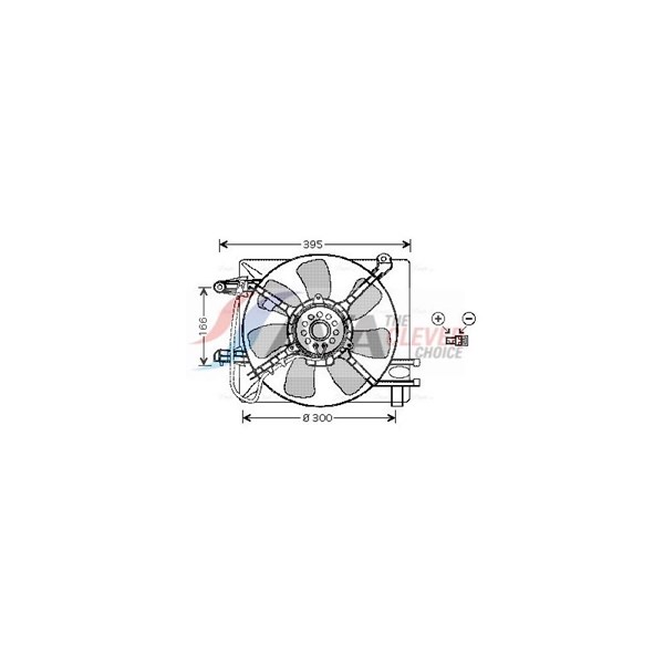 Fläkt, kylare Ava quality cooling DW7517 AVA QUALITY COOLING Fläkt, kylare Ava quality cooling DW7517 AVA QUALITY COOLING