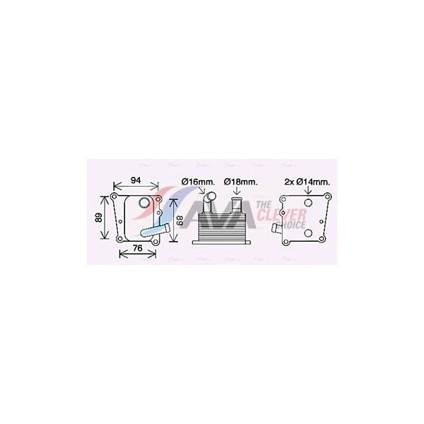 Oljekylare, motor