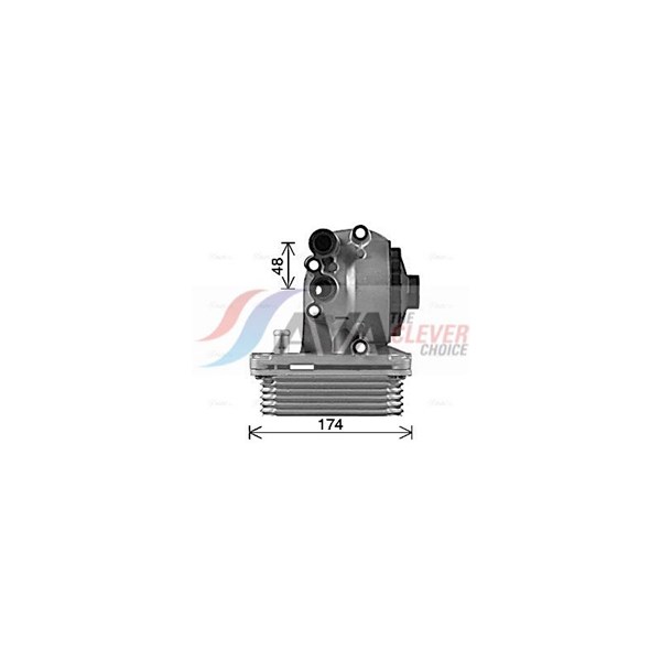 Oljekylare, motor