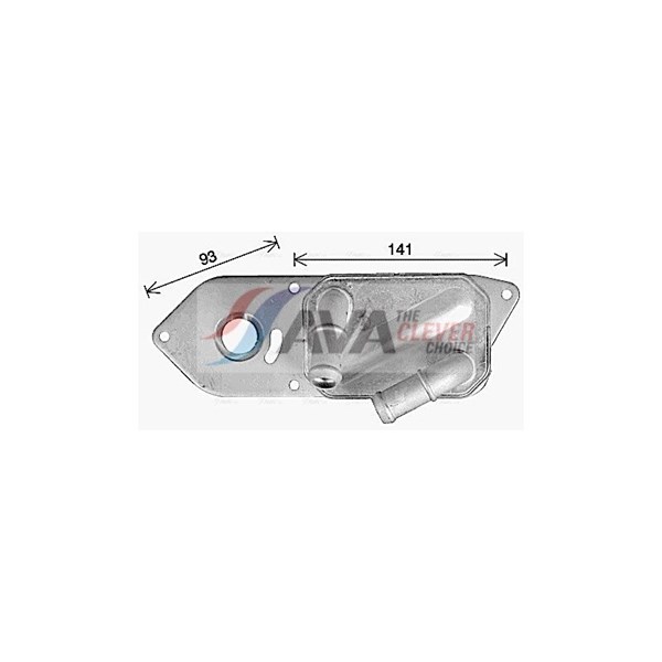 Oljekylare, motor