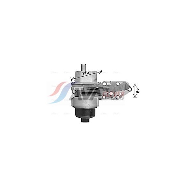 Oljekylare, motor